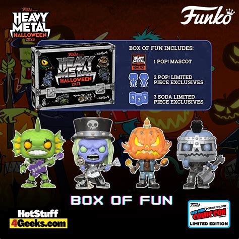 heavy metal box of fun funko|NEW Heavy Metal Halloween Box of Fun Arrived at NYCC 2023.